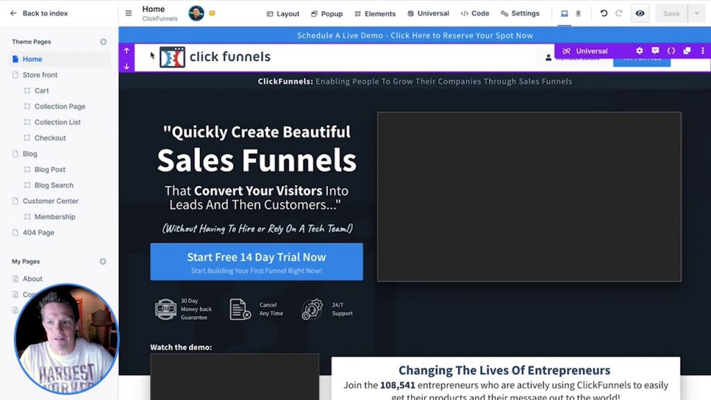 Clickfunnels 2.0 Editor