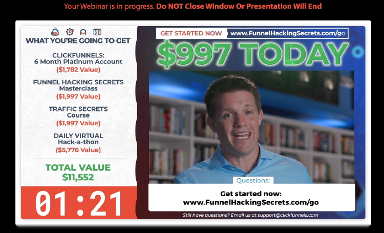 The Webinar Funnel, Funnel Hacking Secrets Bundle.