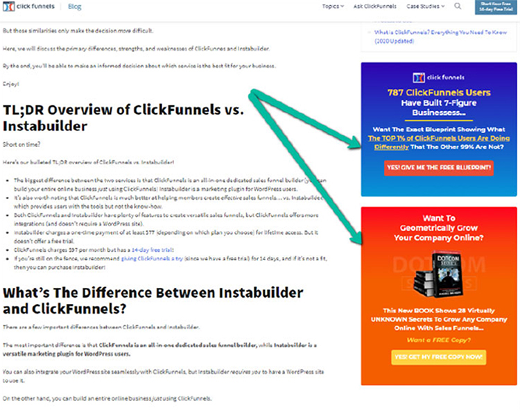 Start With Free Stuff, Clickfunnels example. 