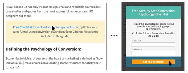 Examples of Awesome Lead Magnets, content upgrades. 