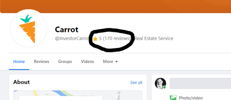 Collect Reviews, Carrot example. 