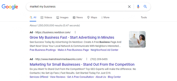 Lead Generation, Google AdWords campaign and target keywords