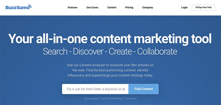 Best Tools For Finding Lead Magnet Ideas, BuzzSumo