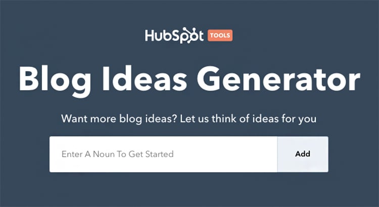 Best Tools For Finding Lead Magnet Ideas, Hubspot Blog Ideas Generator