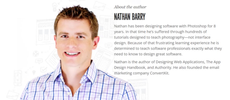 Nathan himself is an expert and uses his bio to establish his credibility: