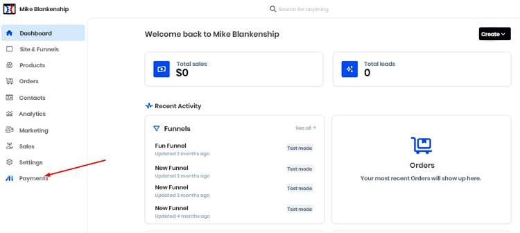 If you’re a member, you might have noticed this tab in your ClickFunnels 2.0 menu…payments