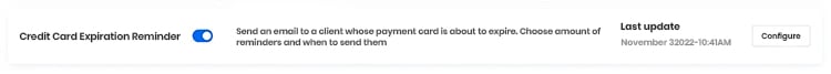 Credit Card Expiration Reminder