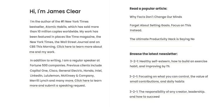 Squeeze Page Example 