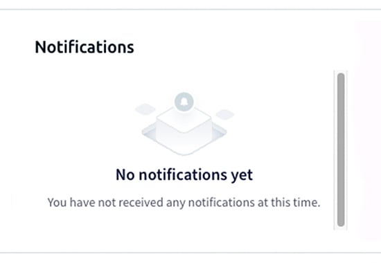 Notifications are also viewable on your dashboard. This is where you’ll find alerts such as document requests, payout alerts, and late bill alerts.
