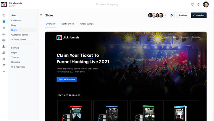 ClickFunnels 2.0 Features, Ecommerce