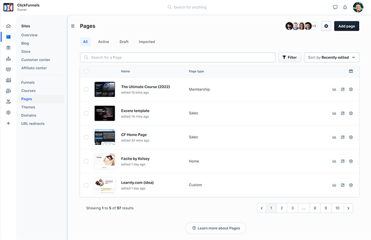 ClickFunnels 2.0 Features, Page Builder