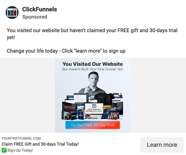 Retargeting ads