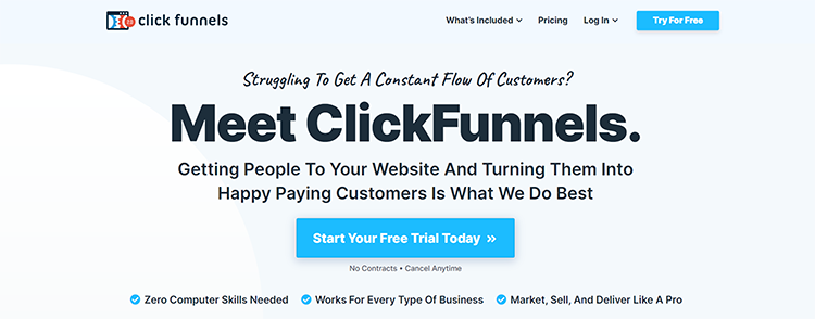 Our Recommendation: ClickFunnels 2.0