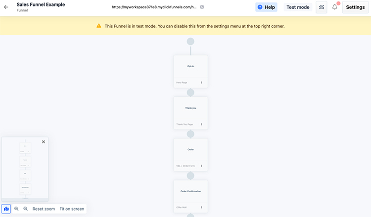 Then, once you’ve chosen one that works with your business model, you can choose the flow and path your visitors will take on their way to becoming a customer or client.