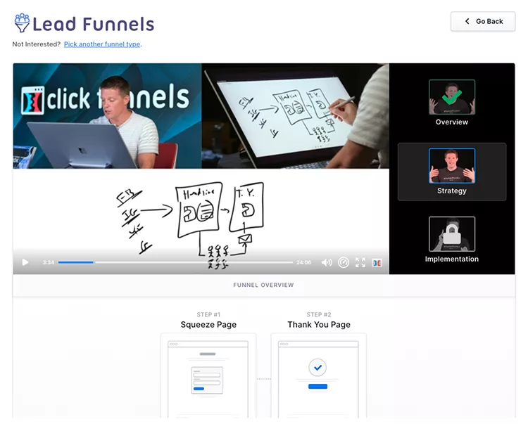 Inside ClickFunnels, Russell Brunson will walk you through exactly how to start creating a Lead Funnel