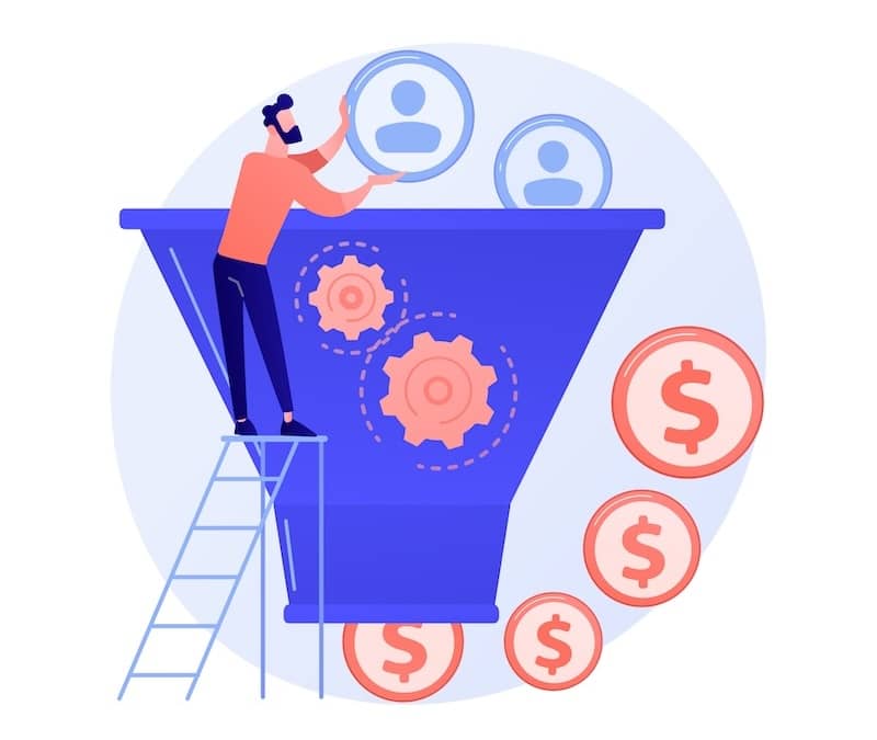 Fuel Main Funnel with Targeted Sales Funnels